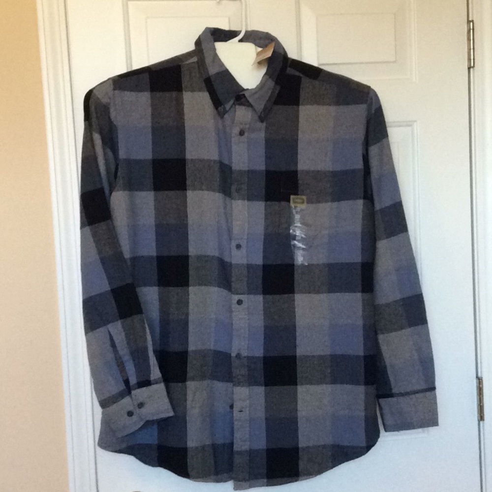 Men’s long sleeve flannel shirt